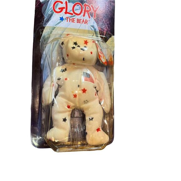Ty Beanie Babies Glory The Bear Plush Toy Errors Rare - Picture 4 of 6